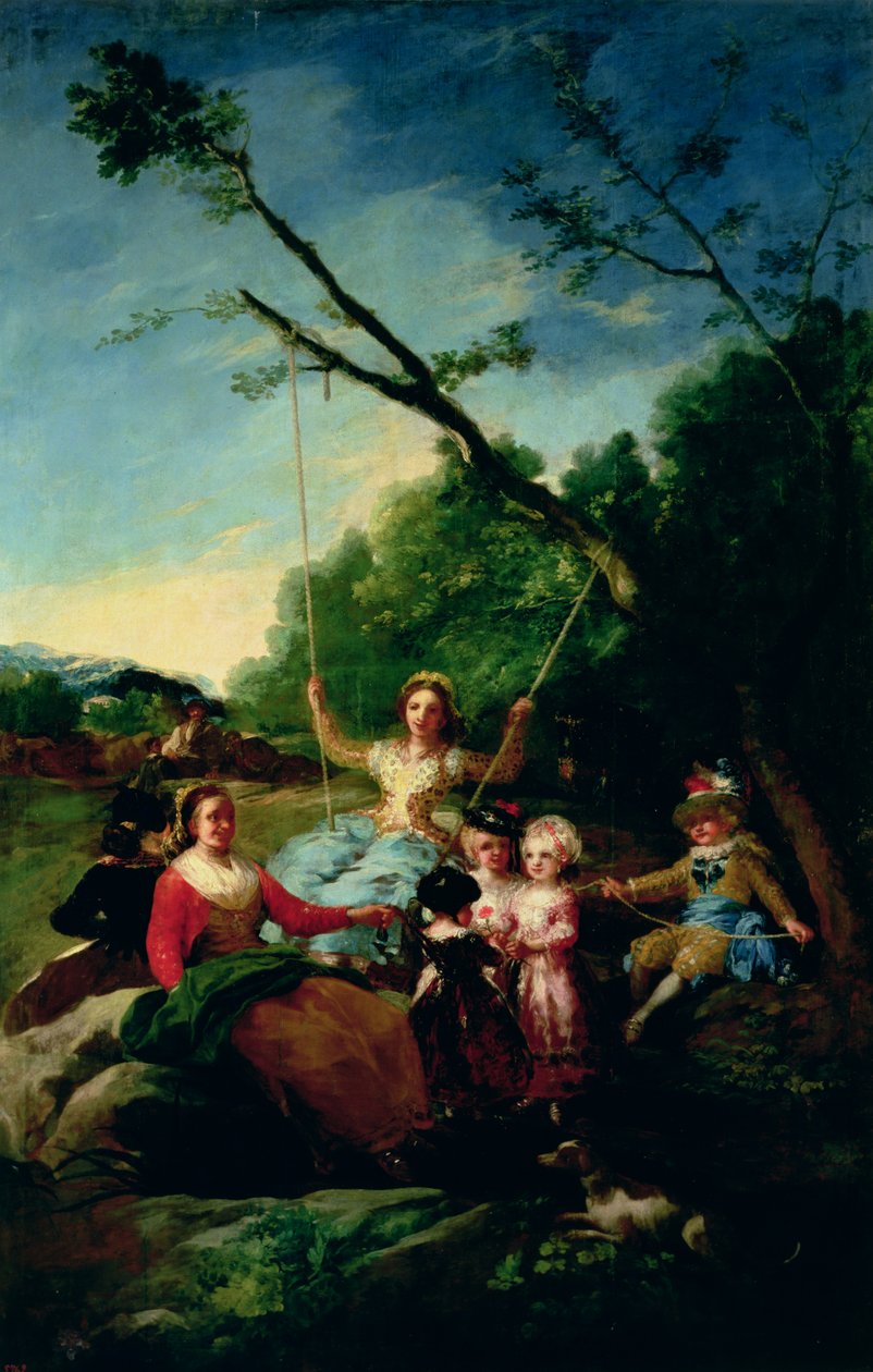 Huśtawka autorstwa Francisco de Goya