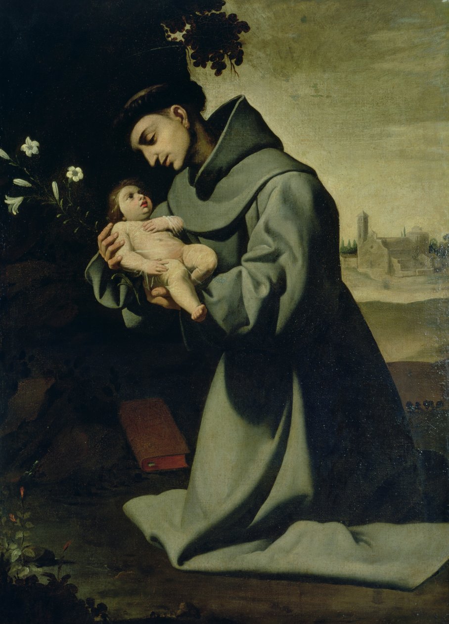 د پادوا پولی سینټ انتونی autorstwa Francisco de Zurbaran