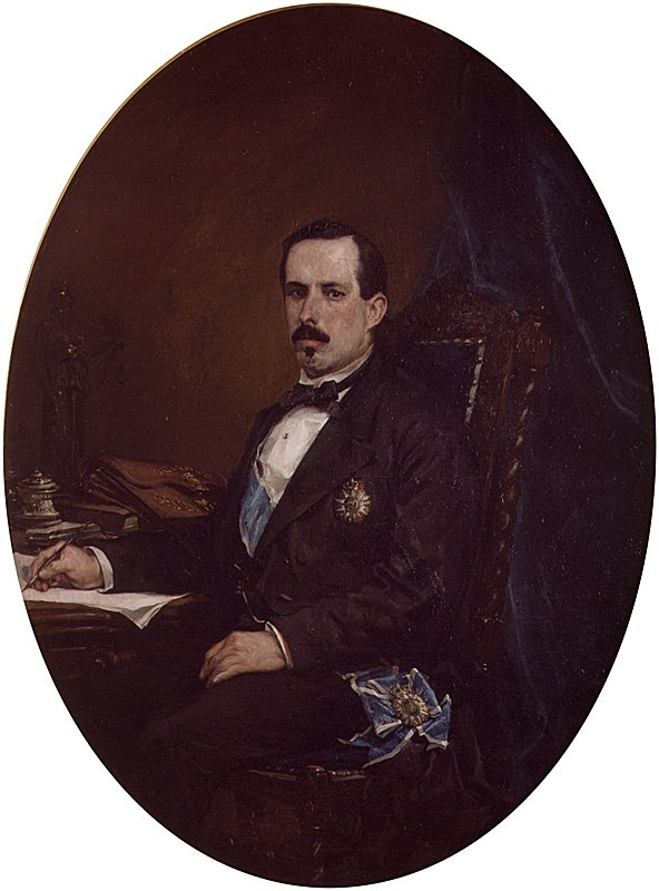 Portret ministra robót publicznych Manuela Ruiza Zorrilla autorstwa Francisco Domingo Marqués