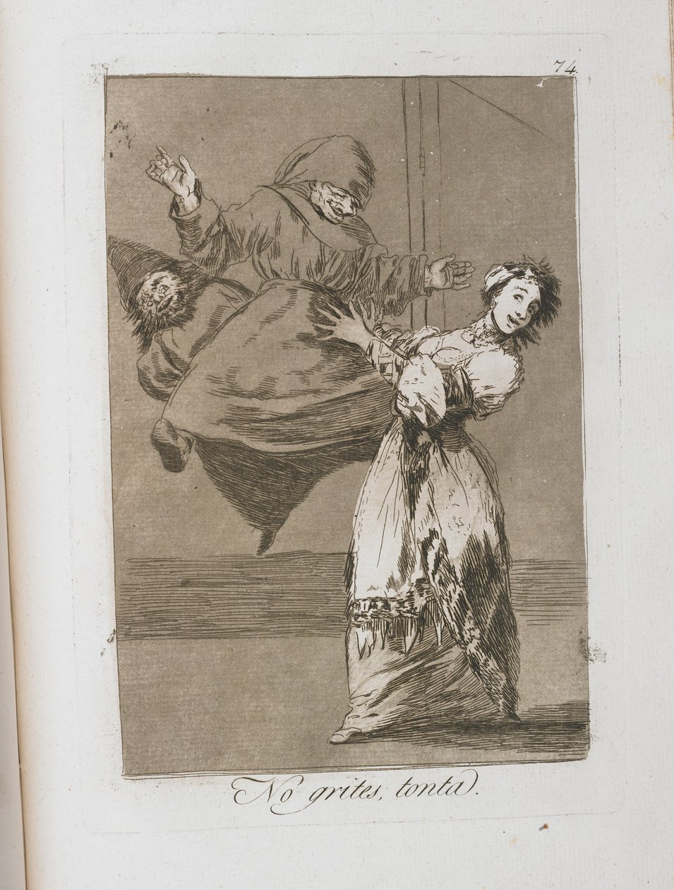 Płyta z Los Caprichos, 1797-1798 autorstwa Francisco de Goya