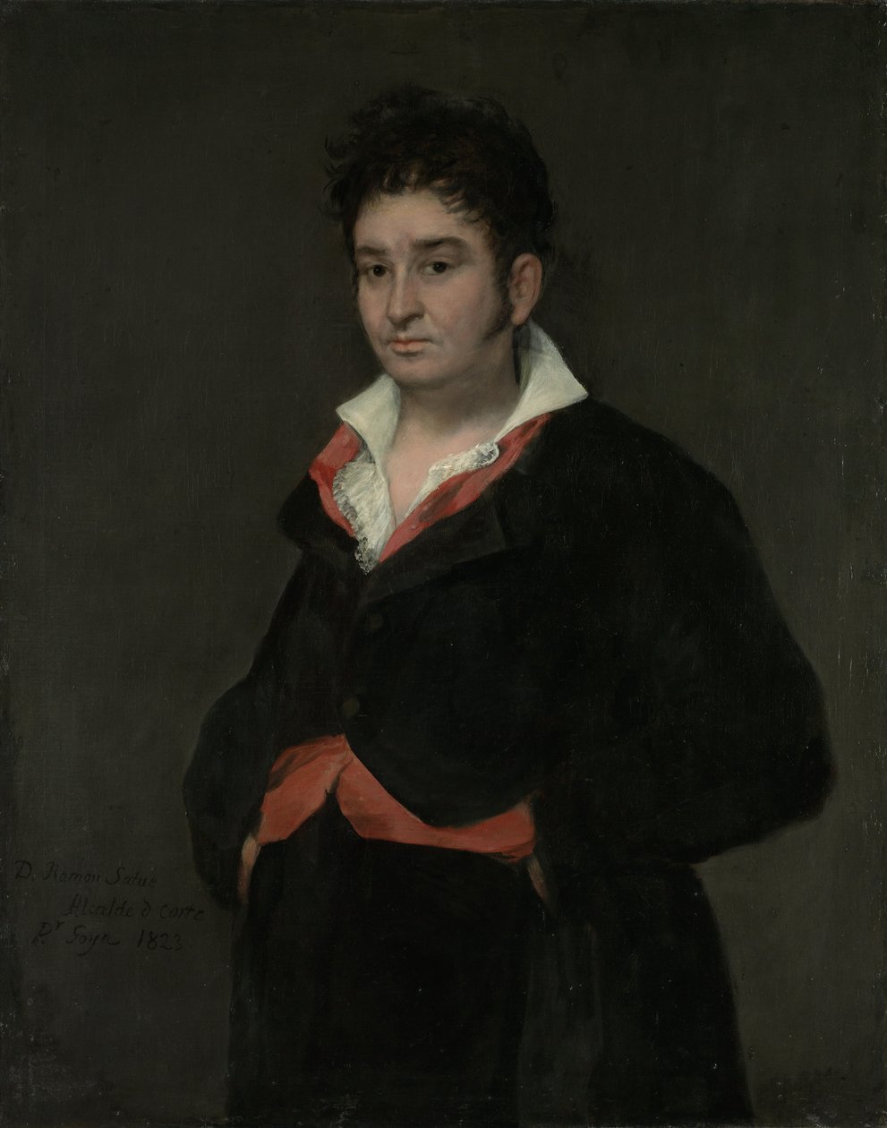 Portret Don Ramona Satue, 1823 autorstwa Francisco de Goya