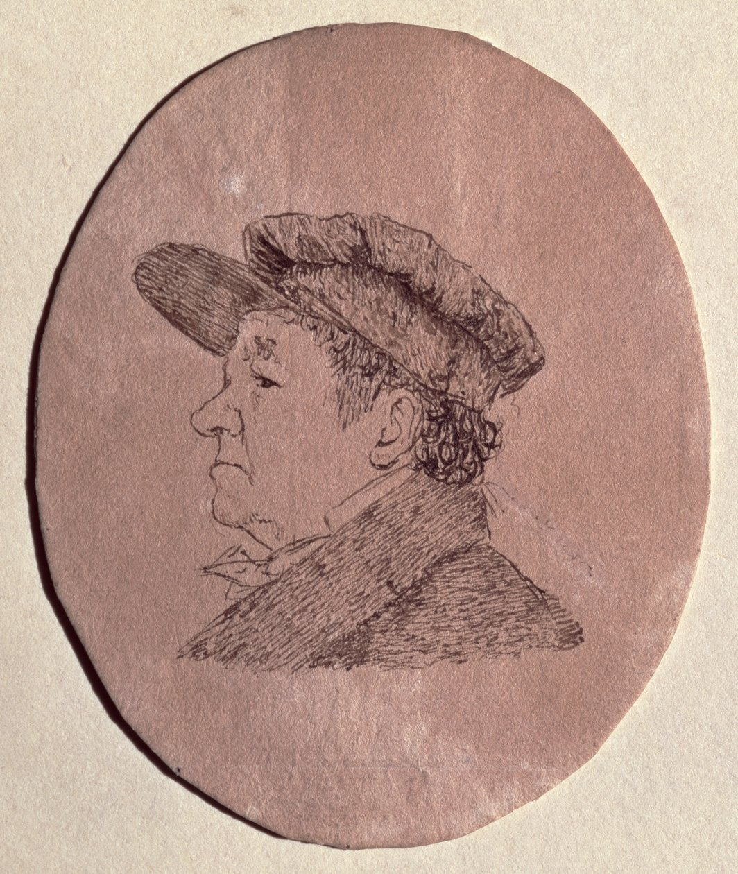 Autoportret, 1824 autorstwa Francisco de Goya