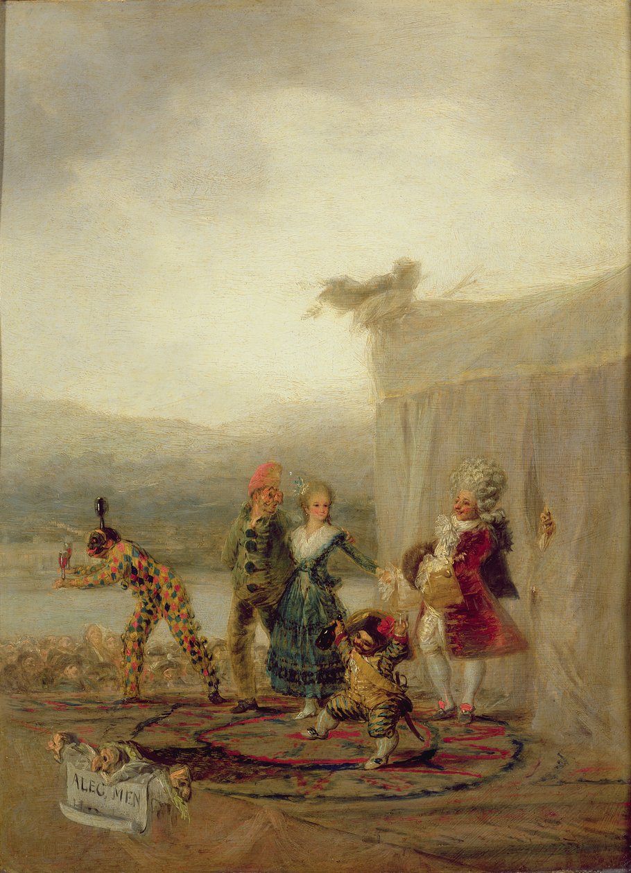 Spacerowicze, 1793 (olej na blasze) autorstwa Francisco de Goya