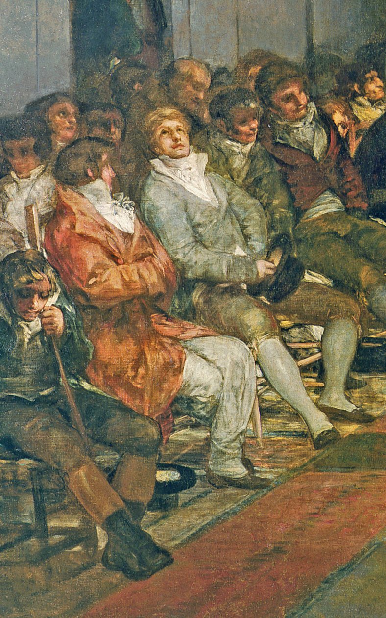 Junta Filipin, 1815 olej na płótnie, detal z 204571 autorstwa Francisco de Goya