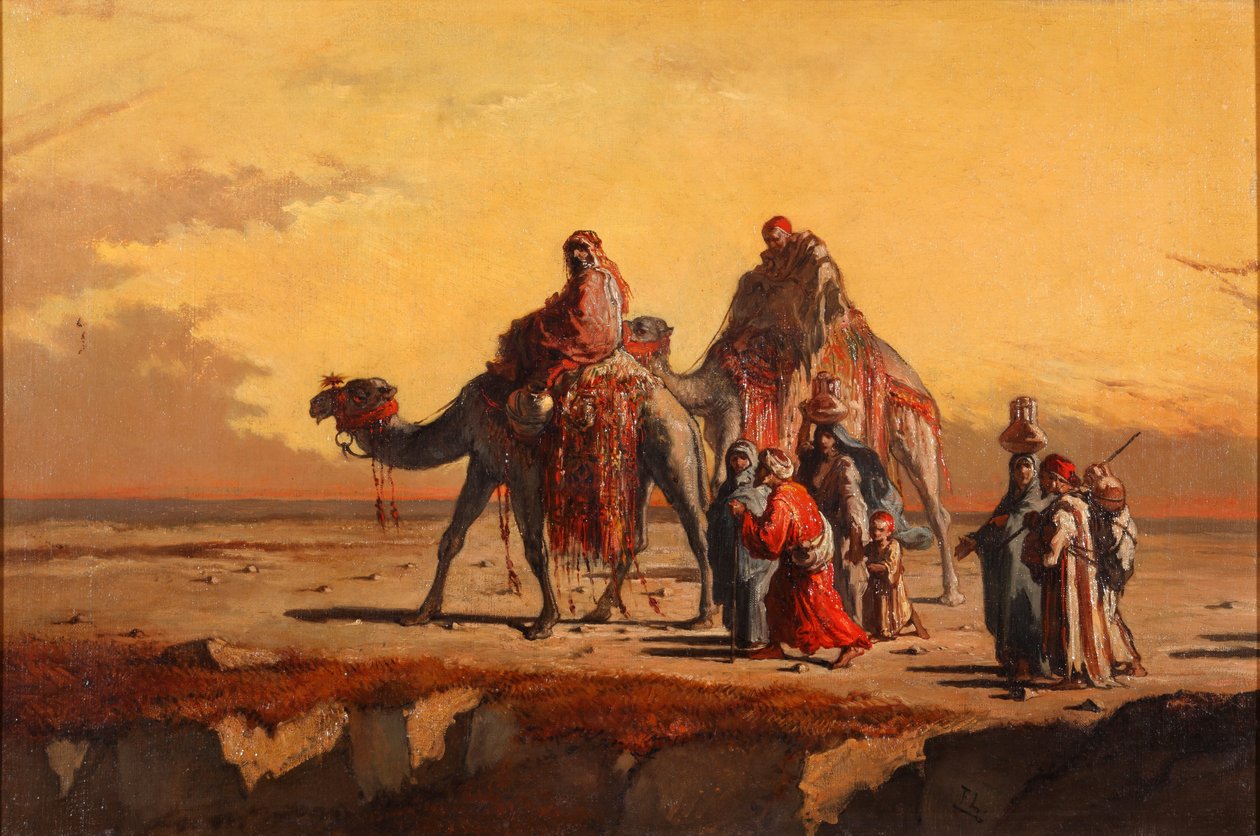Pustynna scena autorstwa Francisco Lameyer