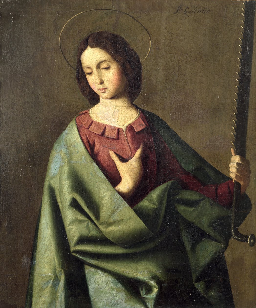 św. Eufemia autorstwa Francisco de Zurbaran