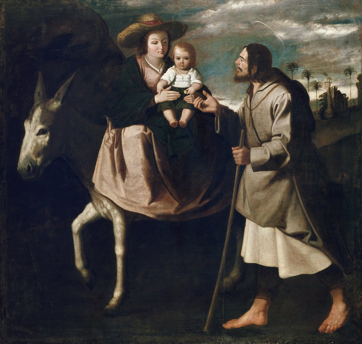 Ucieczka do Egiptu autorstwa Francisco de Zurbaran