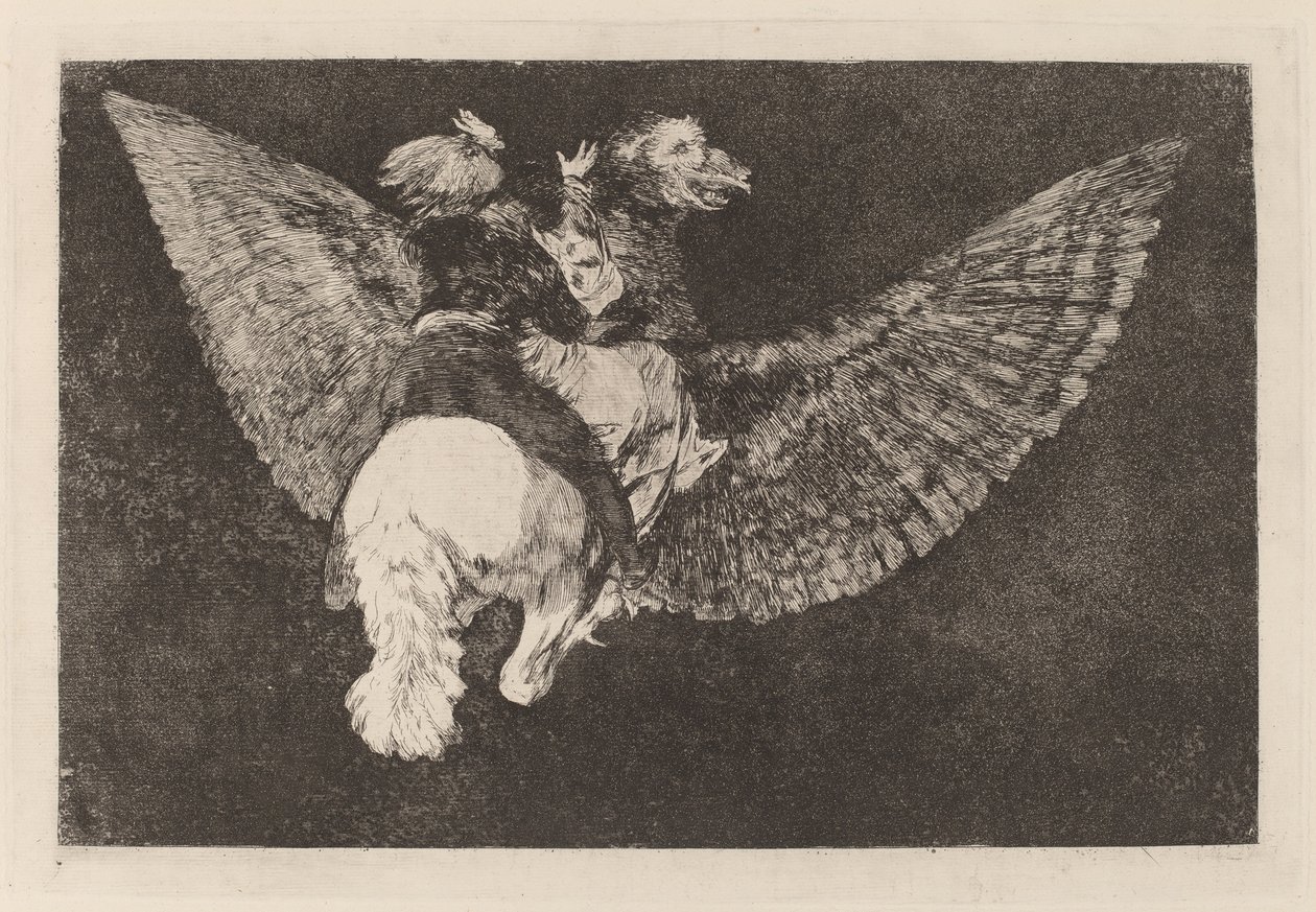 Disparate volante (Latające szaleństwo) autorstwa Francisco de Goya