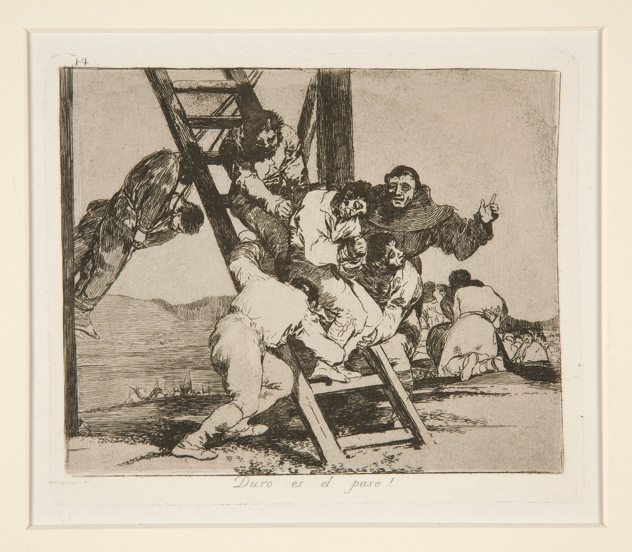 Trudny jest krok! (Przedmiot autorstwa Francisco de Goya