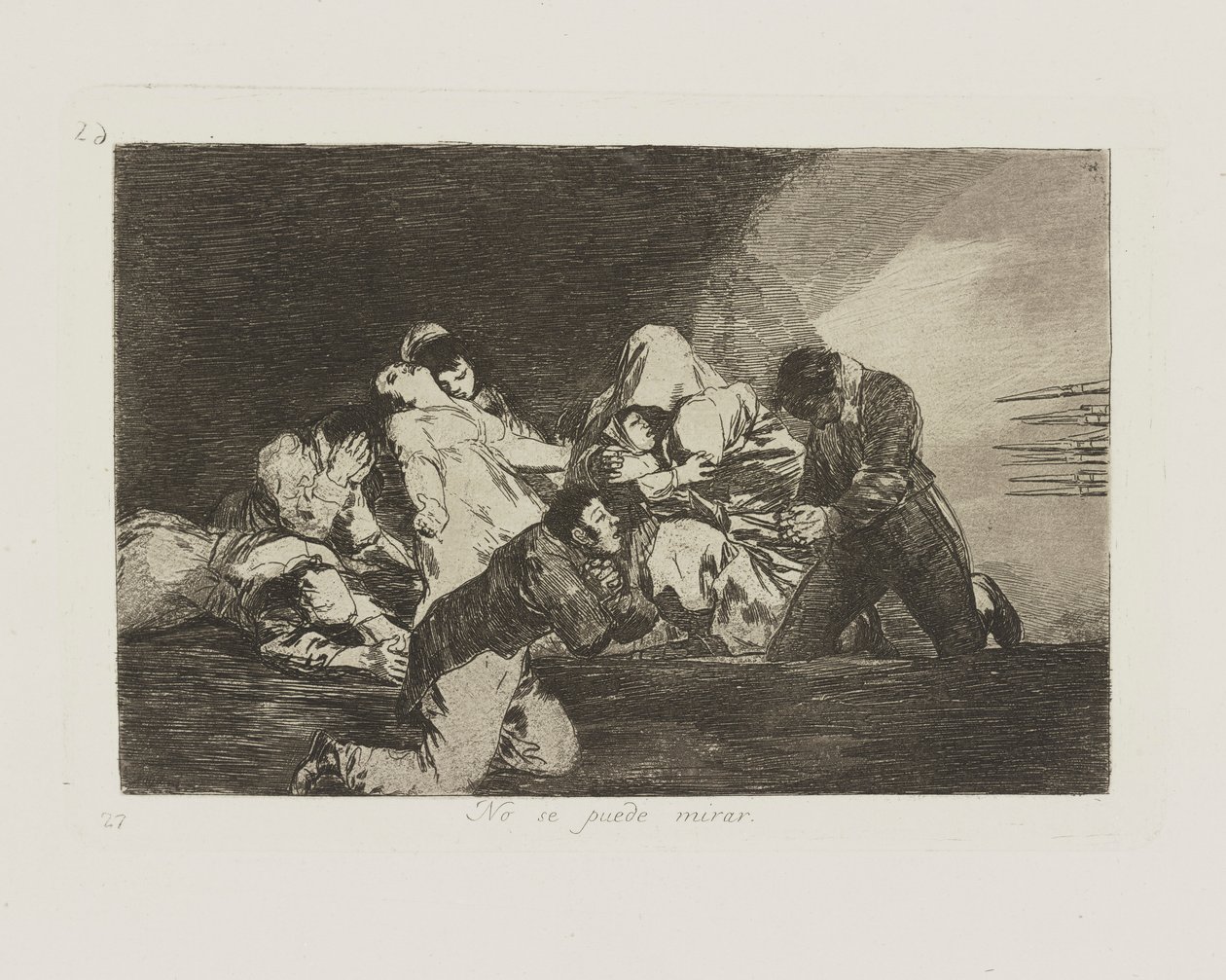 Nie mogę patrzeć. (Można autorstwa Francisco de Goya