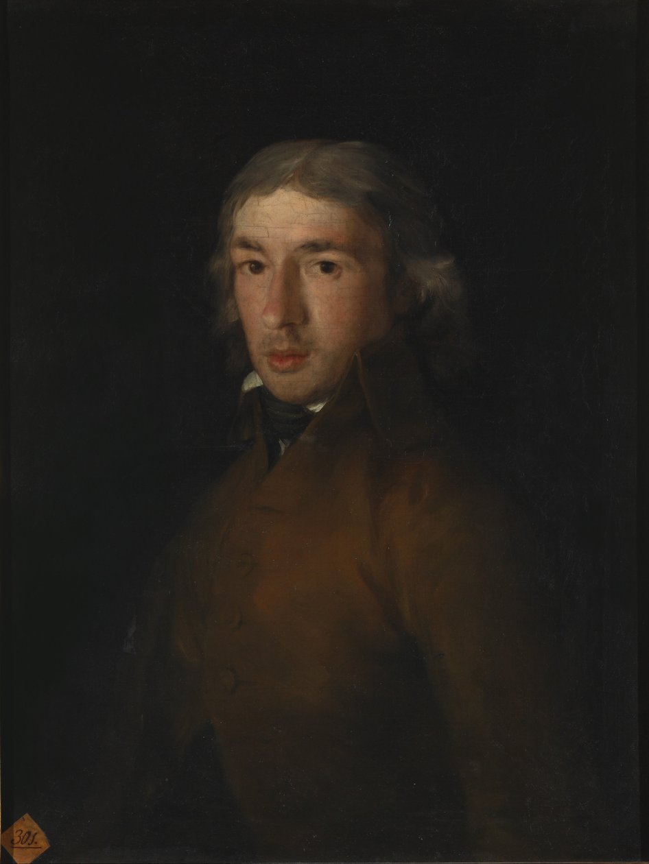 Portret Leandro Fernándeza Moratín autorstwa Francisco de Goya