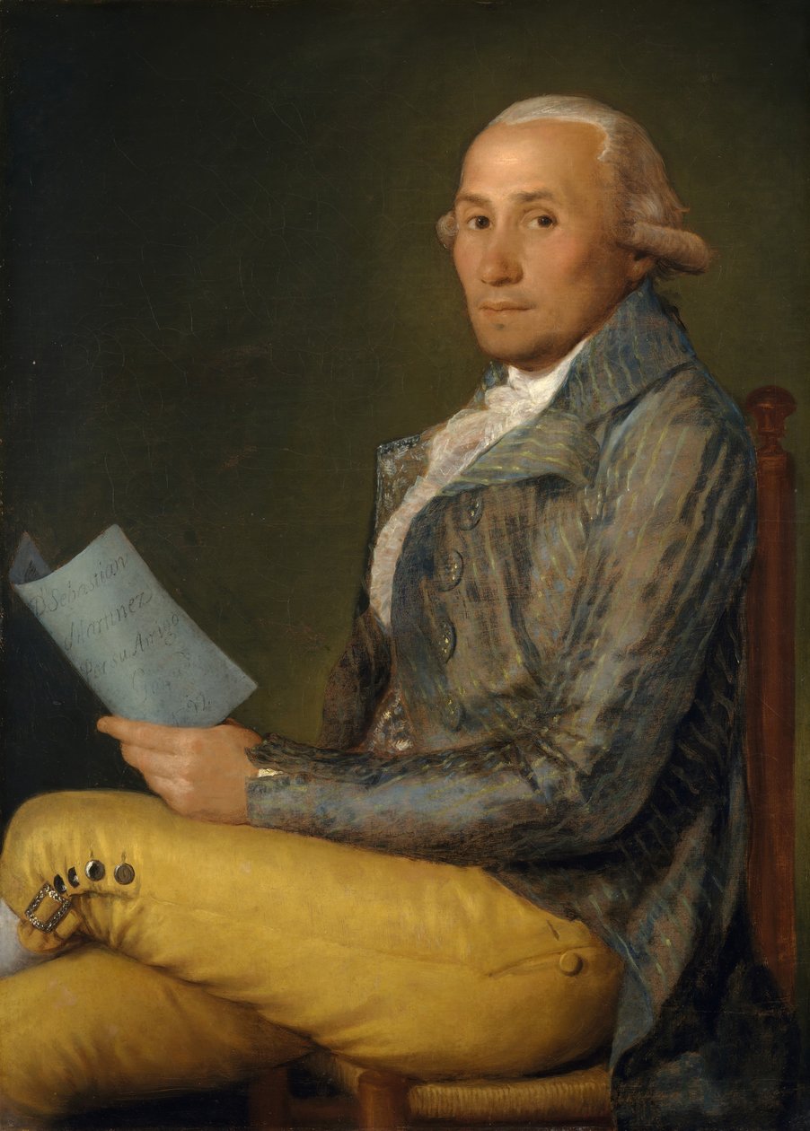 Sebastian Martinez i Perez 1747-1800, 1792. autorstwa Francisco de Goya