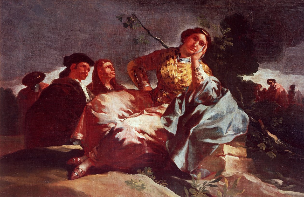 Spotkanie autorstwa Francisco Jose de Goya y Lucientes