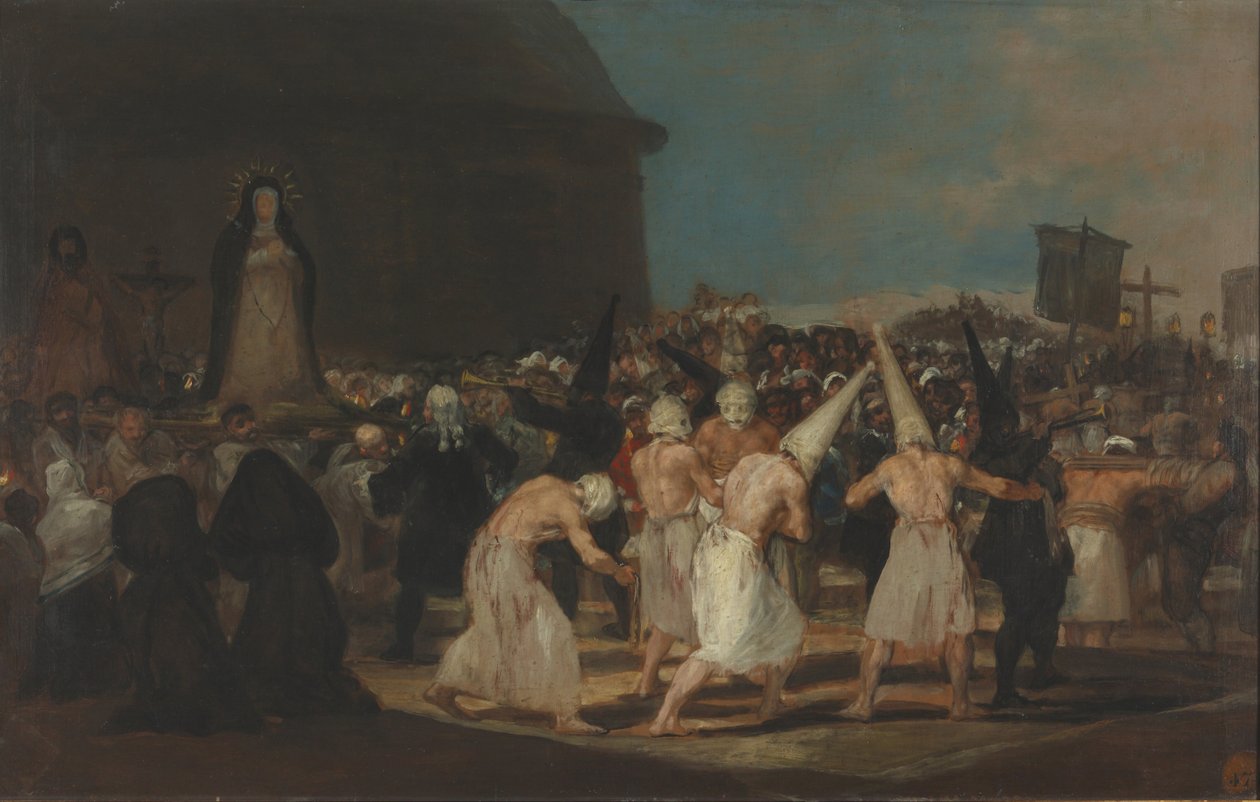 Procesja biczowników autorstwa Francisco de Goya