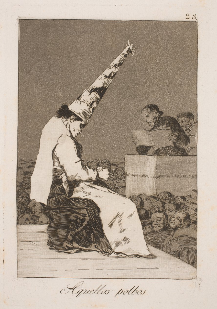 Z kurzu pochodzi brud autorstwa Francisco de Goya