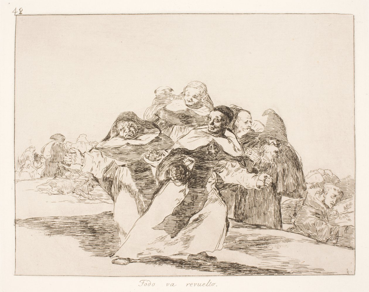 Wszystko idzie nie tak (42) autorstwa Francisco de Goya