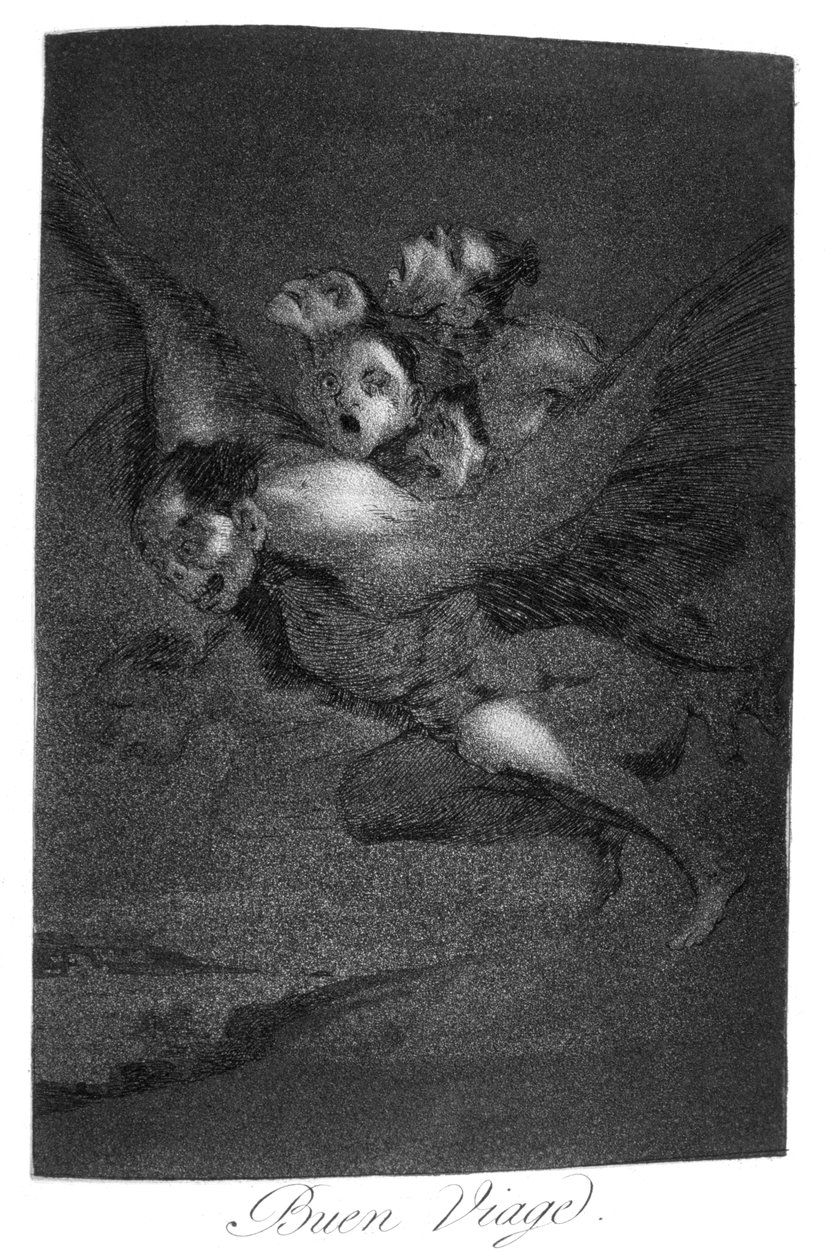 Bon Voyage, 1799 autorstwa Francisco de Goya