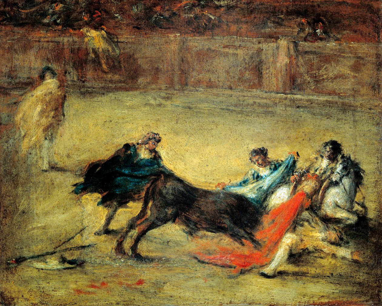 Walka byków autorstwa Francisco de Goya