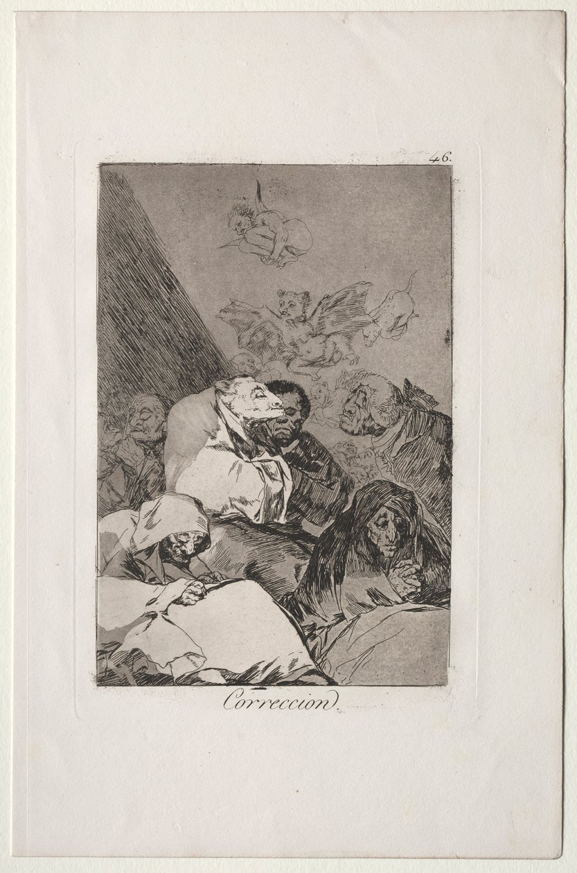 Caprichos: korekta. autorstwa Francisco de Goya