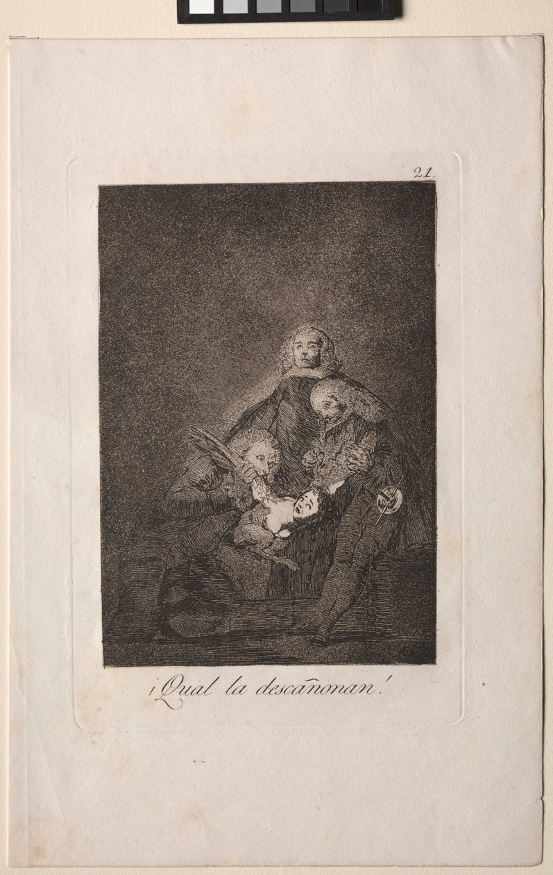 Caprichos: Jak ją zrywają! autorstwa Francisco de Goya
