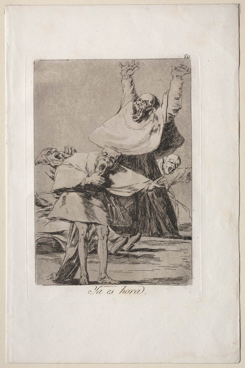 Caprichos: Już czas. autorstwa Francisco de Goya