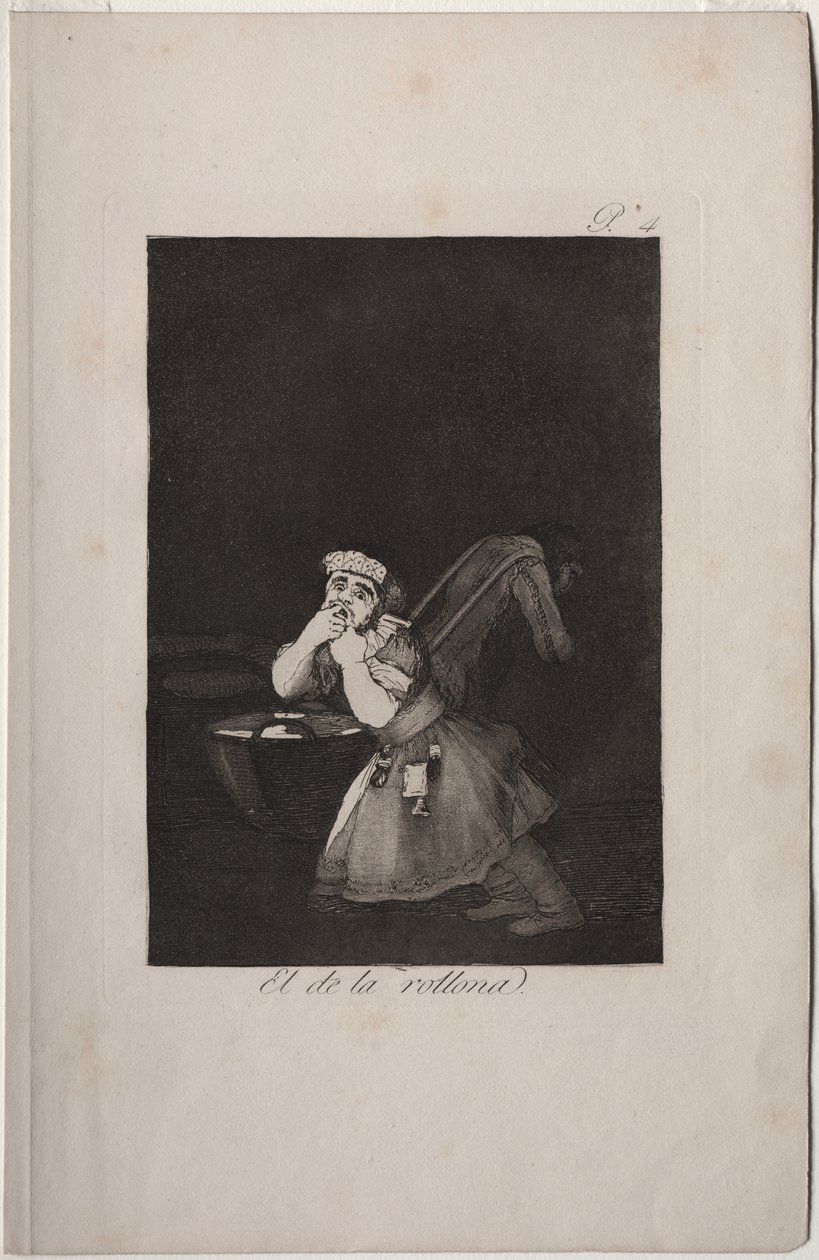 Caprichos: chłopiec niani autorstwa Francisco de Goya