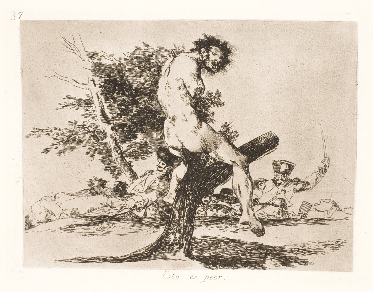 To jest gorsze (37) autorstwa Francisco de Goya