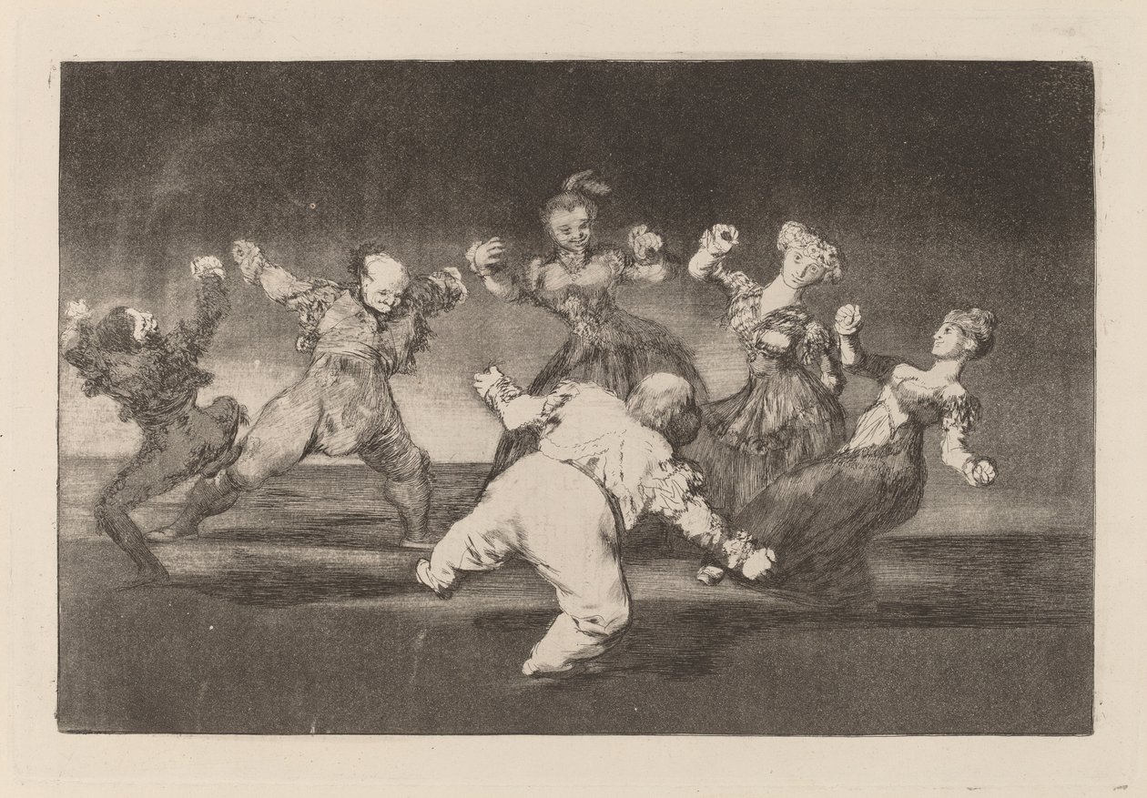 Disparate allegre (Wesołe szaleństwo) autorstwa Francisco de Goya