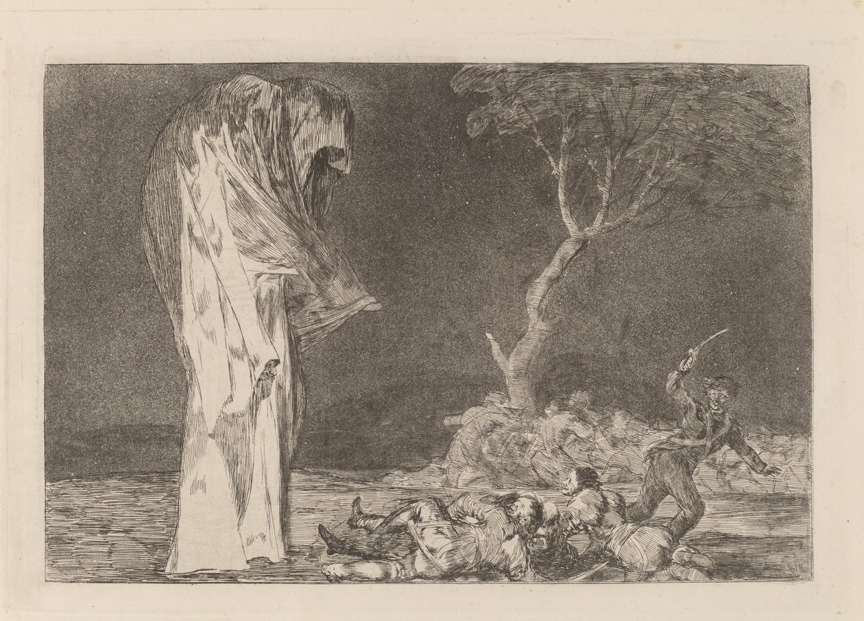 Szaleństwo strachu autorstwa Francisco de Goya