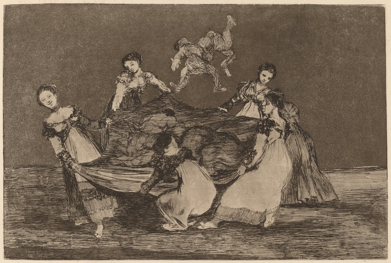 Disparate femenino (Feminine Folly) autorstwa Francisco de Goya