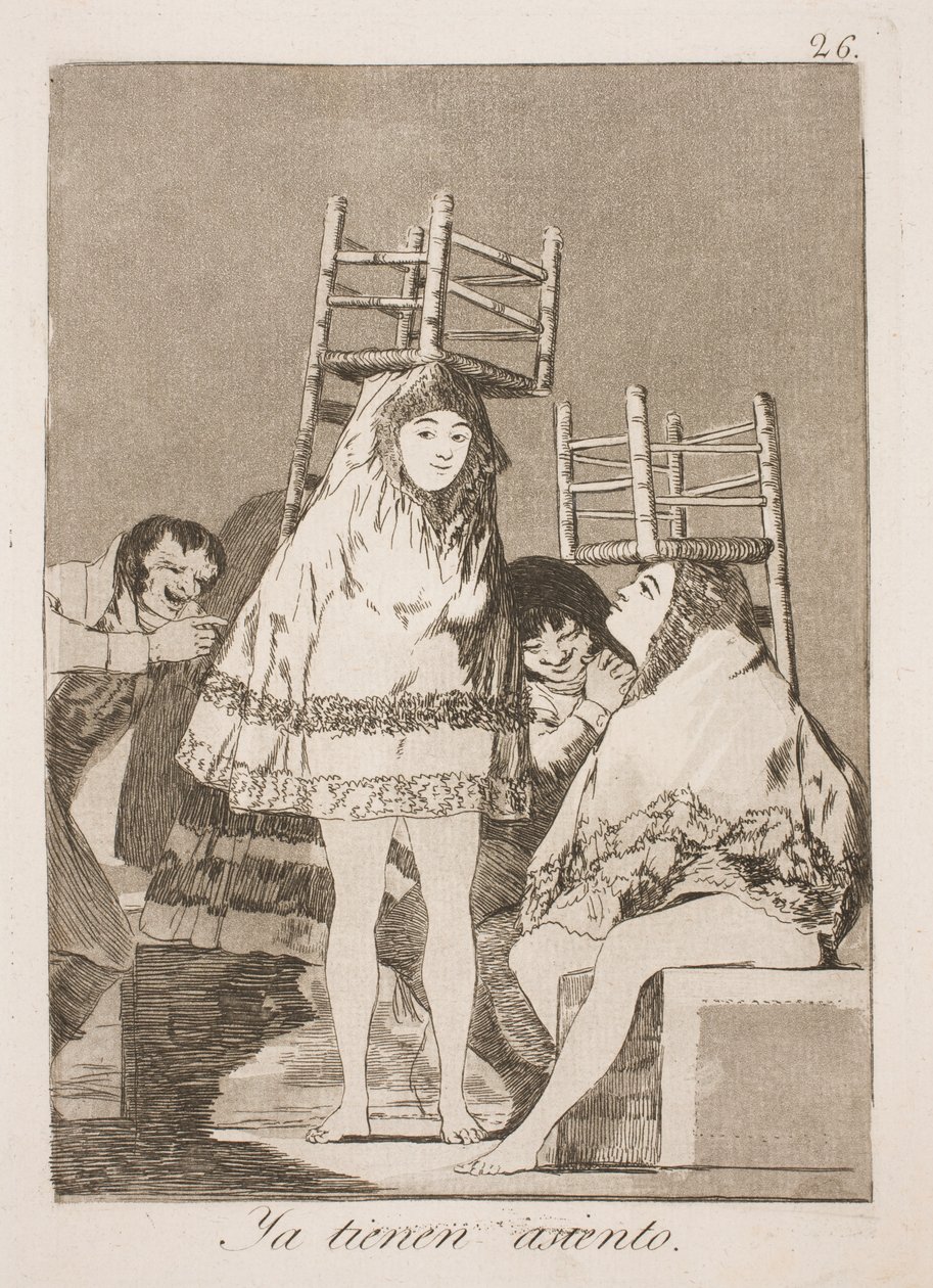 Wreszcie na miejscu autorstwa Francisco de Goya