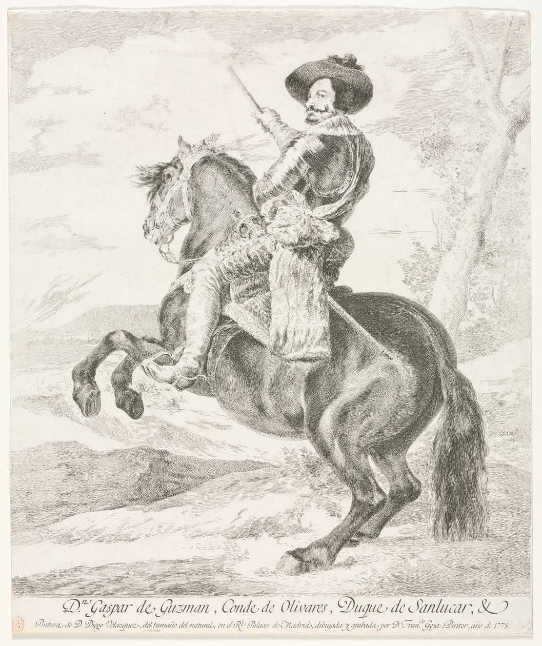 Gaspar de Guzman autorstwa Francisco de Goya