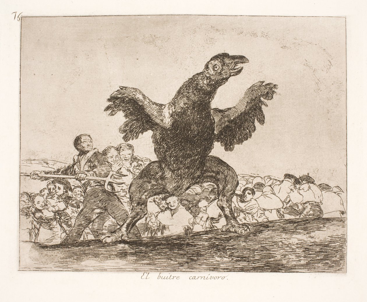 Sęp (76) autorstwa Francisco de Goya