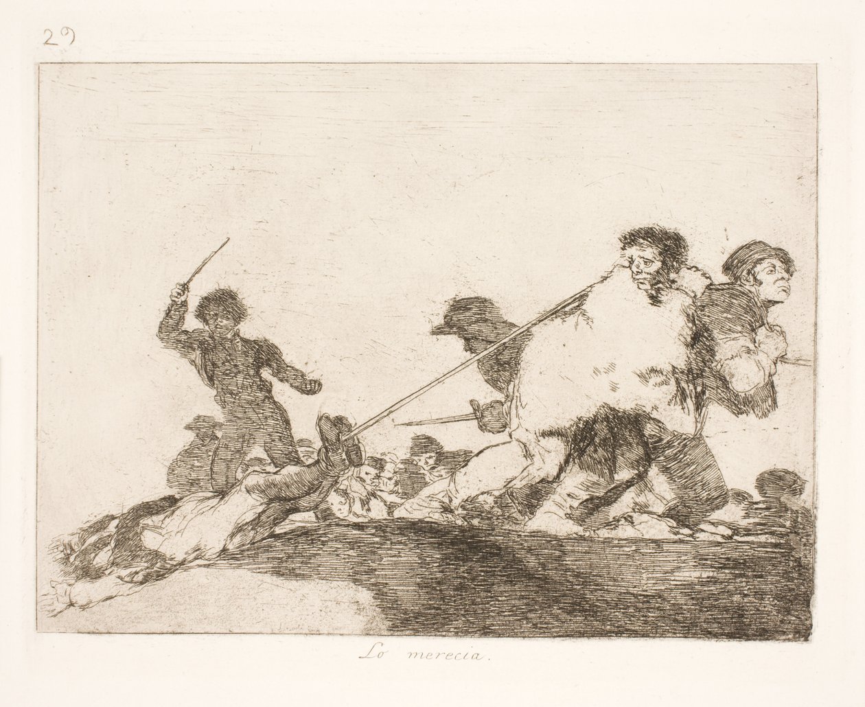 Zasłużył na to (29) autorstwa Francisco de Goya
