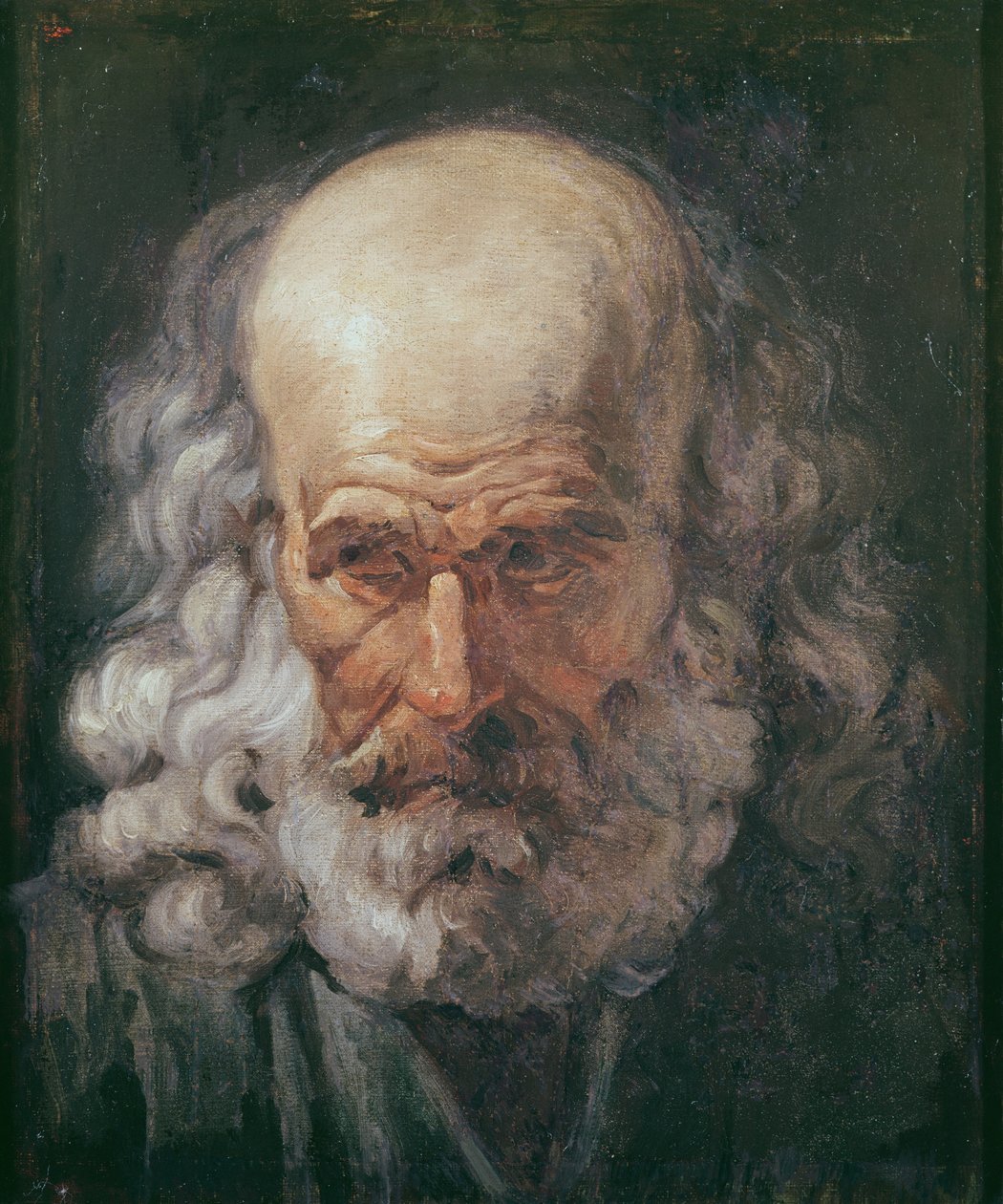 Głowa filozofa, ok. 1810 r. autorstwa Francisco de Goya