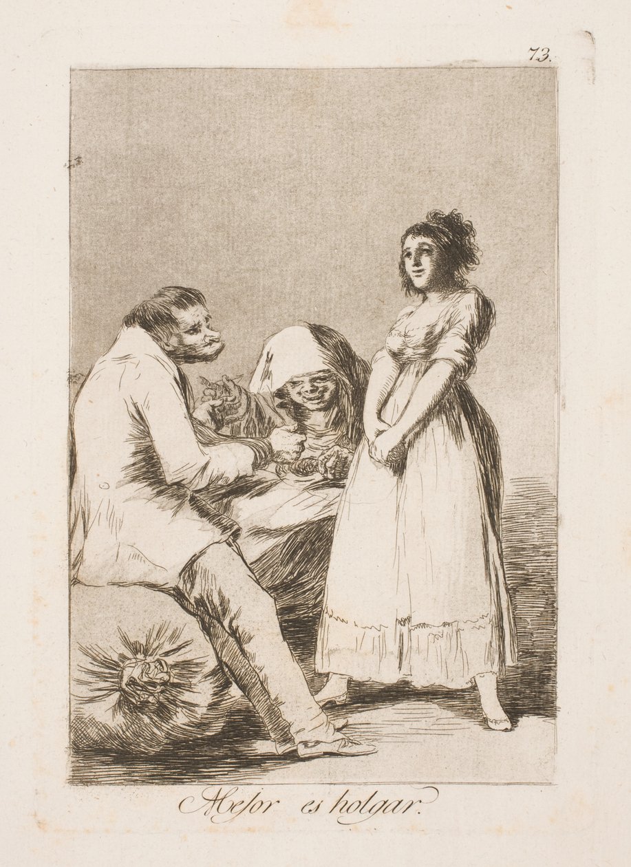 Lepsza jazda autorstwa Francisco de Goya