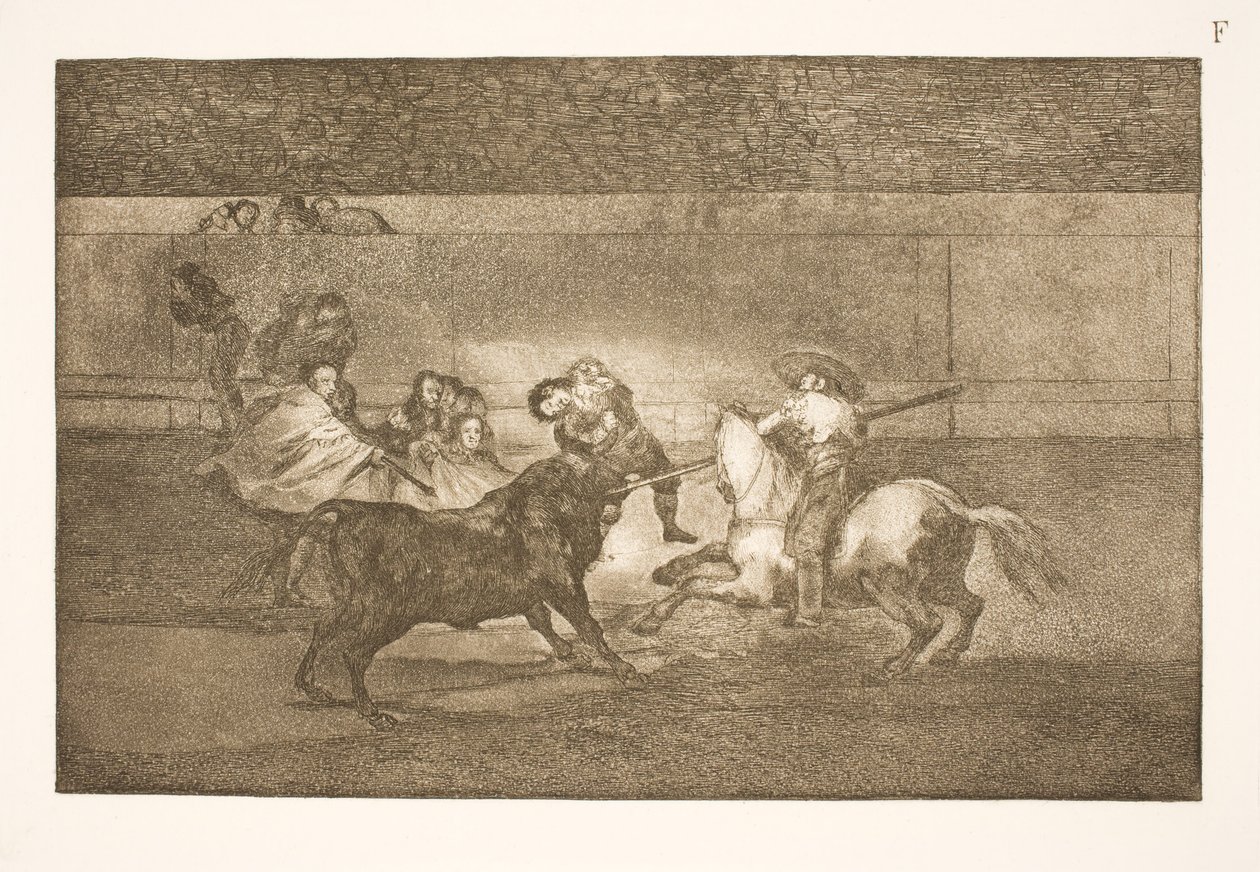 Śmierć Pepe Illo (III kompozycja) autorstwa Francisco de Goya