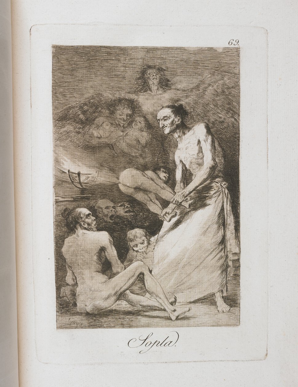 Płyta z Los Caprichos, 1797-1798 autorstwa Francisco de Goya