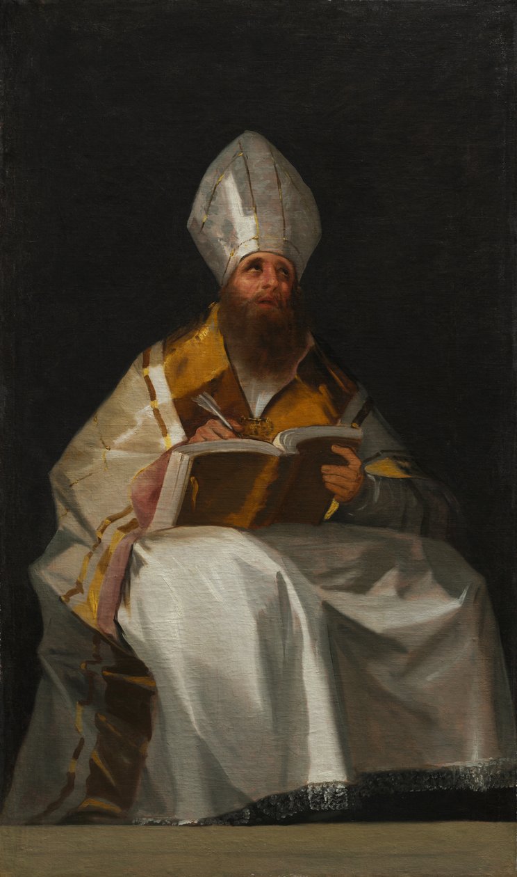 Św. Ambroży, c. 1796-1799. autorstwa Francisco de Goya