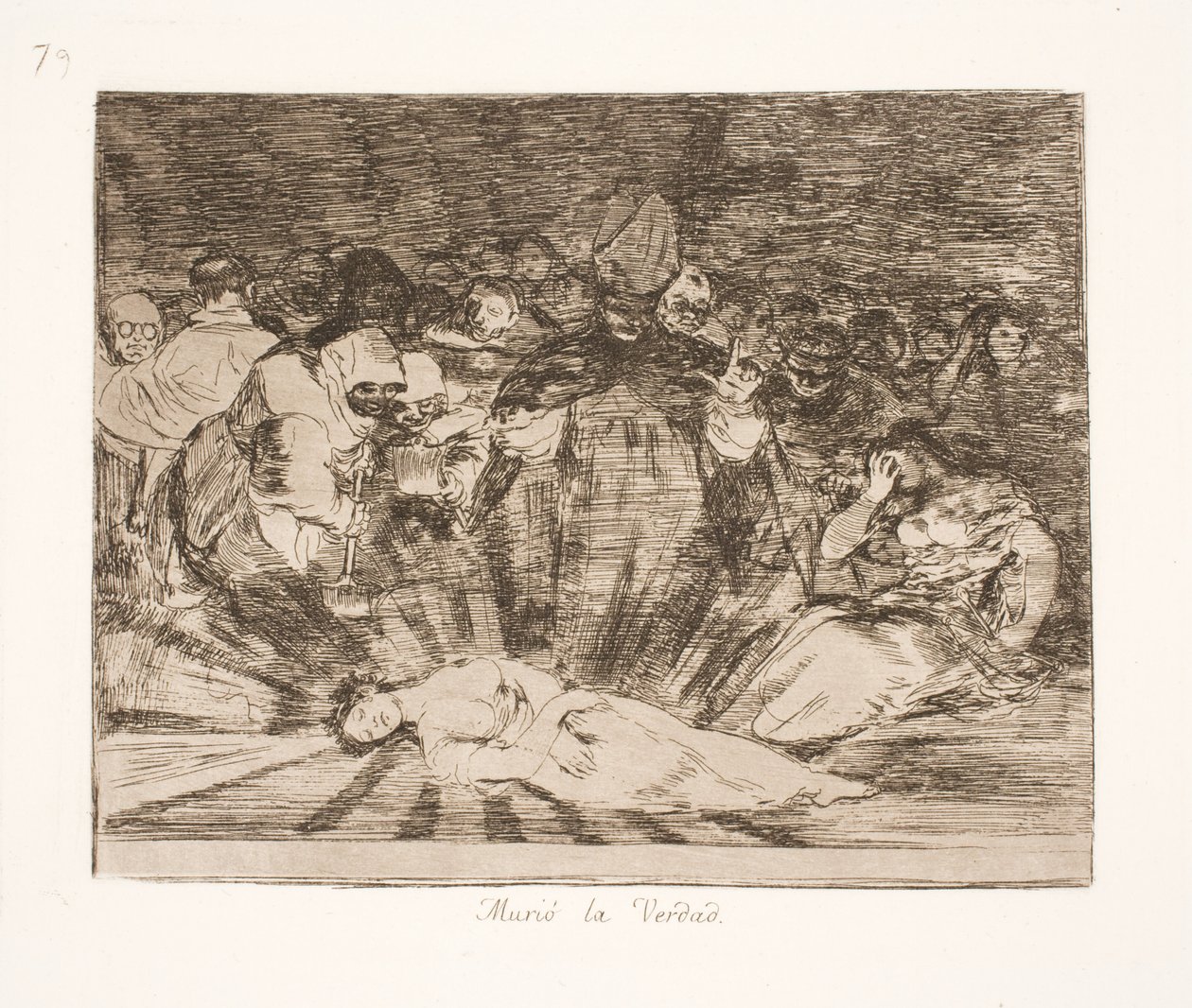 Prawda umarła (79) autorstwa Francisco de Goya