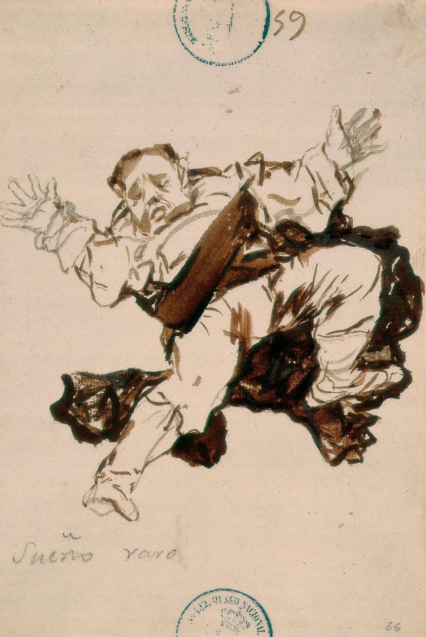 Dziwny sen autorstwa Francisco de Goya