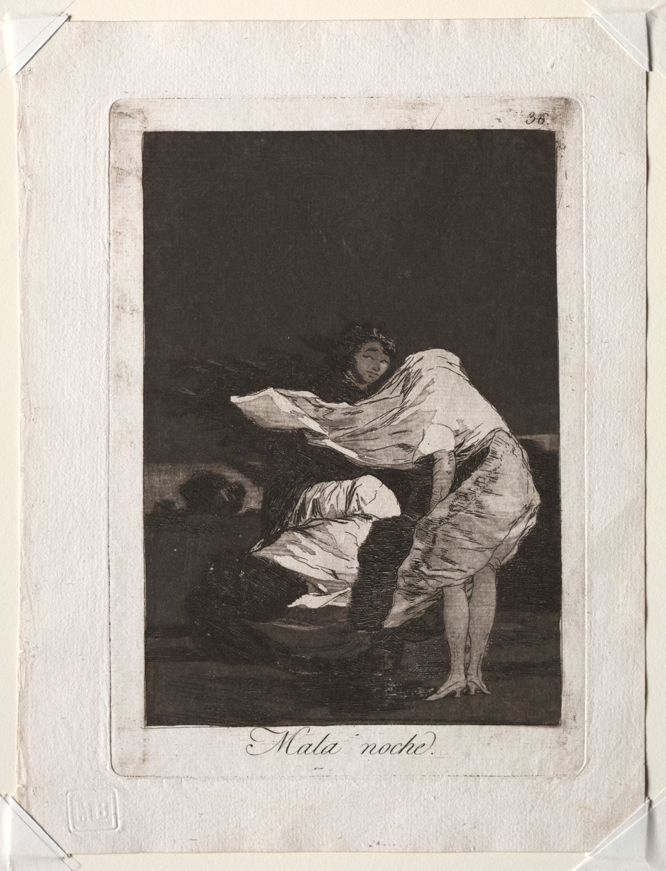 Caprichos: zła noc, 1799. autorstwa Francisco de Goya