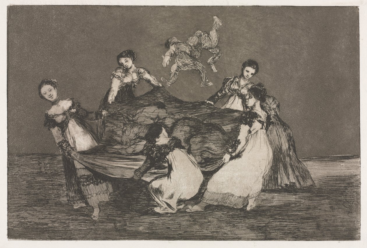 Księga Przysłów autorstwa Francisco de Goya