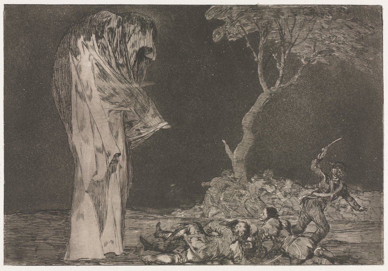 Przysłowia: szaleństwo strachu, 1864. autorstwa Francisco de Goya