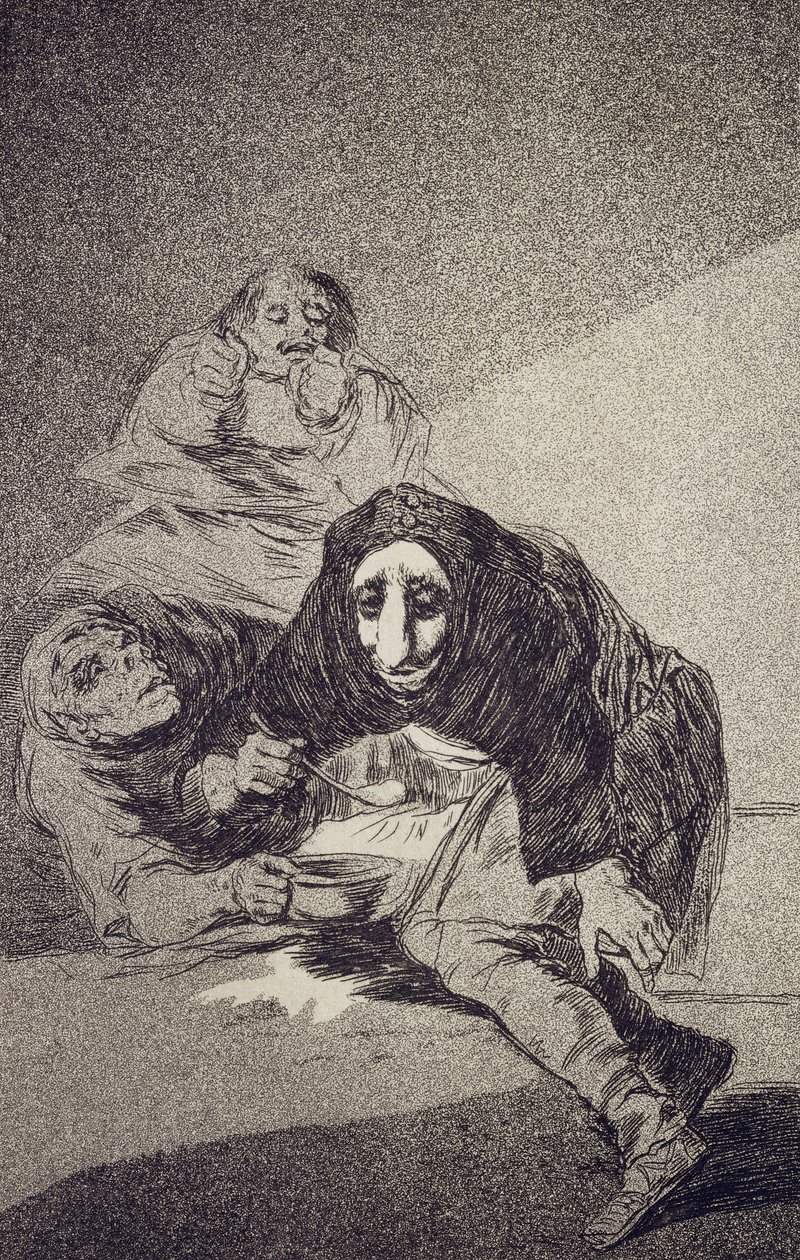 Wstydliwy Capricho nr 54 autorstwa Francisco de Goya