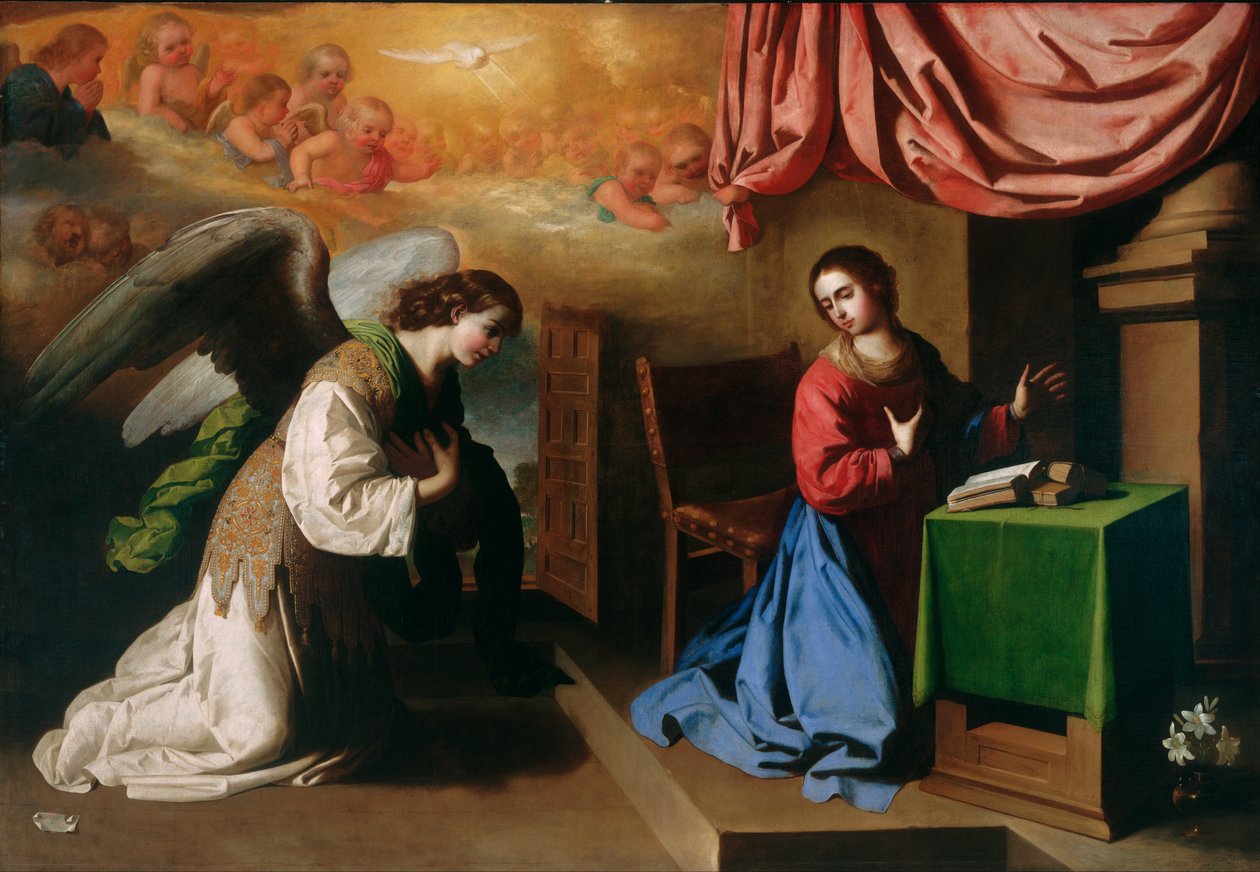 Zwiastowanie autorstwa Francisco de Zurbaran