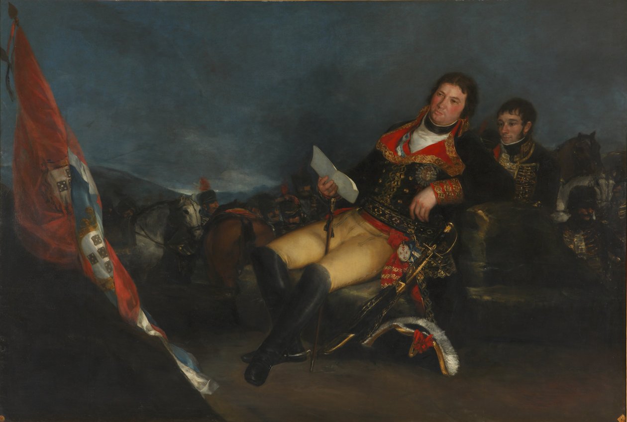 Godoy jako generał autorstwa Francisco de Goya