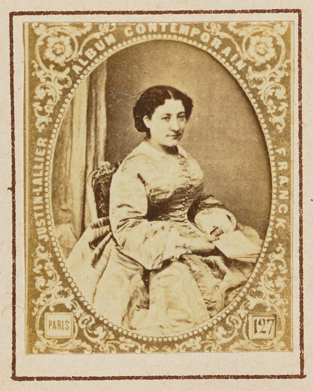 Ethelie Madeleine Brohan autorstwa Franck (François Marie Louis Alexandre Gobinet de Villecholles)