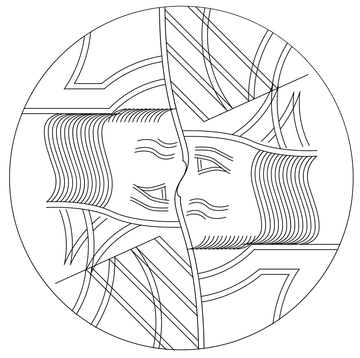 Król, 2015, (malarstwo cyfrowe) autorstwa Francois Domain