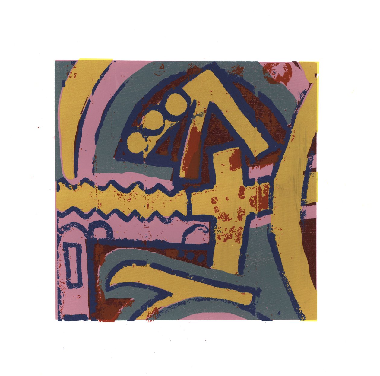 Do góry, 2015, (sitodruk na papierze) autorstwa Francois Domain